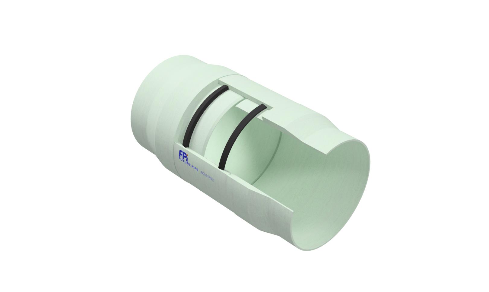 Full Face Rubber Stainless-Steel sleeves with integrated gasket
