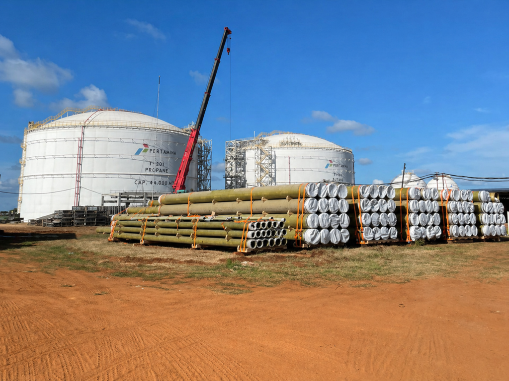 East Java Refrigerated LPG Terminal Development - Future Pipe Industries